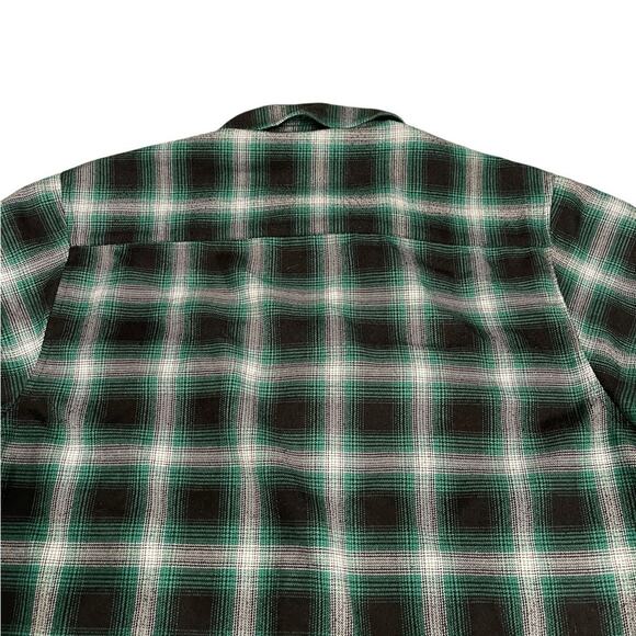 DIXXON Men's Green Plaid Shirt Size:M - Picture 9 of 10